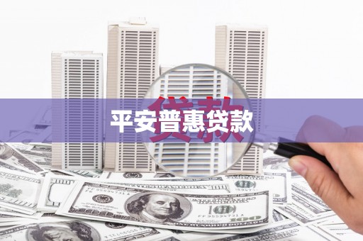 庄浪平安普惠贷款