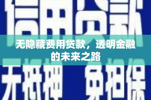 云和无隐藏费用贷款，透明金融的未来之路