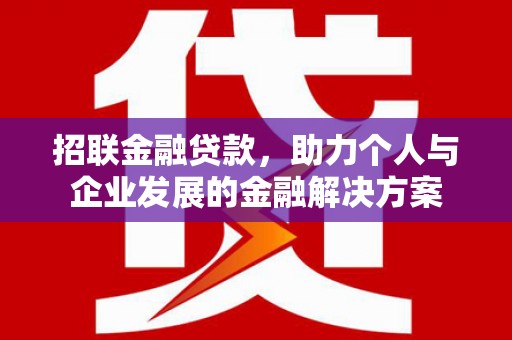 施甸招联金融贷款，助力个人与企业发展的金融解决方案