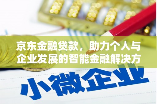 泸溪京东金融贷款，助力个人与企业发展的智能金融解决方案