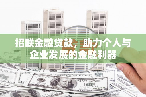 褒忠招联金融贷款，助力个人与企业发展的金融利器