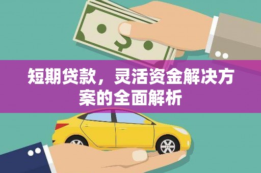 天津短期贷款，灵活资金解决方案的全面解析