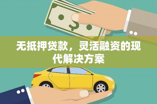 玉树无抵押贷款，灵活融资的现代解决方案