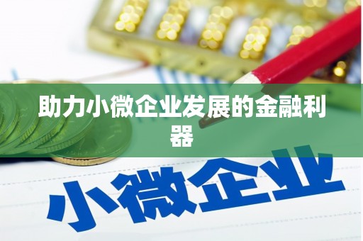 沿河助力小微企业发展的金融利器