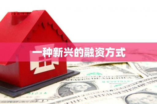 五桂山一种新兴的融资方式