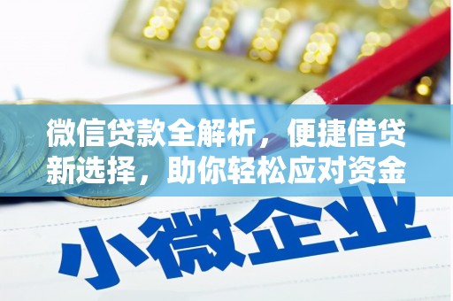 镇安微信贷款全解析，便捷借贷新选择，助你轻松应对资金需求