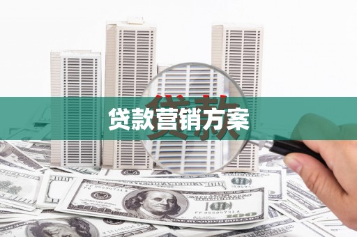 康马贷款营销方案